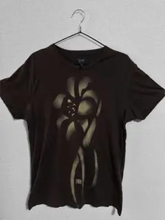 A.J. Armani Jeans フラワーTシャツ Lサイズ