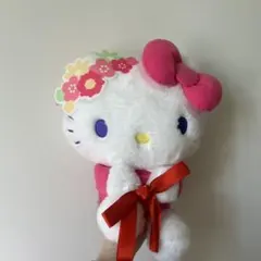 サンリオ Hello Kitty ぬいぐるみ 花飾り - メルカリ