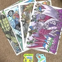 モンハン　モンスターハンターNO W ファミマ　クリアファイル　ステッカー