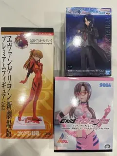 新品３個セットエヴァアスカ＆エヴァレーシング（マリ）＆ガンダム（アスラン・ザラ）