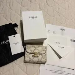 2025年最新】CELINE カラー：ホワイト系 三つ折り財布の人気アイテム