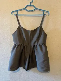 AZUL BY MOUSSY ジャガードフレアキャミ　ビスチェ　グレーのサムネイル