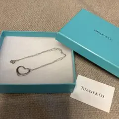 直営店購入　ティファニー　オープンハートネックレス