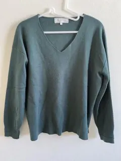 ROPÉ PICNIC グリーン Vネック ニット 40
