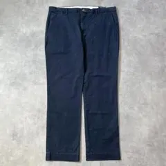 ポロ ラルフローレン W36 ポロチノ チノパン パンツ 古着 紺 16615