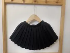 [新品] キッズスカート プリーツスカート 115 「黒」
