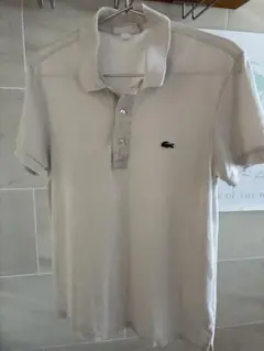 LACOSTE スリムフィット ポロシャツ US XS ホワイト