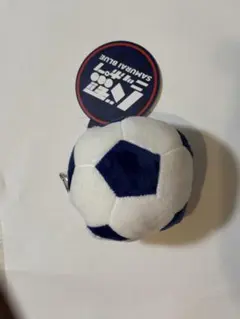 サッカー日本代表　ボール型ポーチ付きエコバッグ　サムライブルー