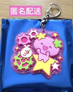 たまごっちふぁくとり〜限定 グリッターラバーキーホルダー ふらわっち