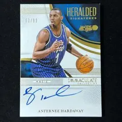 Anfernee Hardaway Immaculate /99 Auto 直筆