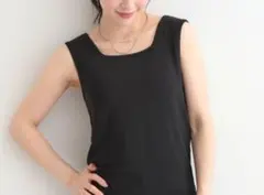 SHOO・LA・RUE ラメタンクトップ ブラック Lのサムネイル