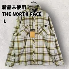 新品未使用 ザノースフェイス 長袖 フランネルシャツ チェック L