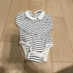 baby GAP ストライプロンパース 12-18ヶ月