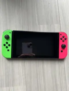 Nintendo Switch グリーン/ピンク　ジャンク