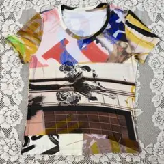美品 コラージュプリントTシャツのサムネイル