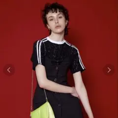 【美品❗️】 MAISON SPECIAL レース 半袖 Tシャツ ブラックのサムネイル