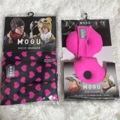 新品未開封 MOGU イヤーウォーマー ネックウォーマー　ピンク　ハートのサムネイル