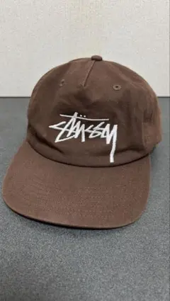 Stussy ストックロゴ キャップ ブラウンのサムネイル