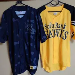SoftBank Hawks ユニフォーム 2点セット X-LARGE　Lサイズ