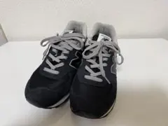 new balance 574 グレー/ネイビー スニーカー