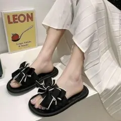 サンダル 黒 軽い 可愛い 24cm 防水 ビーチ 海水浴 アウトドア ベランダのサムネイル