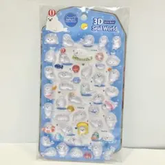 韓国シール　nekoni 3D ボンボンドロップシール　アザラシ