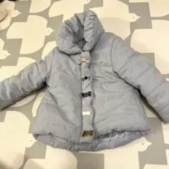 プチマイン 90 リボン付きライトブルージャケット