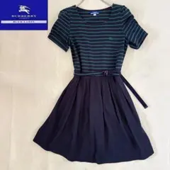 未使用✨美品✨BURBERRY BLUE LABEL 半袖ひざ丈ワンピース 38