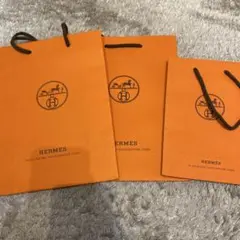 HERMES ショップ袋 3点セット 大小