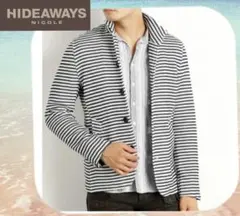 新品HIDEAWAYS NICOLE ラッセルスタンドカラージャケット ニコル