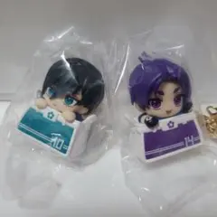 ブルーロック　きゃらっく　おでかけフィギュア　 2種　ガチャ