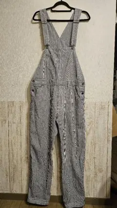 Lee ストライプオーバーオール