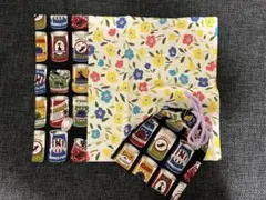 缶詰猫＊花柄ランチョンマット＆巾着袋セット！！