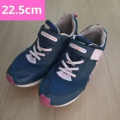 小学生女の子女児子供用スニーカーシューズムーンスタースーパースター22.5cm