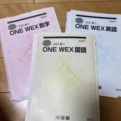 高2 ONE WEX 物理 問題集1年分テキスト 乾雅博先生！ ONE WEX 物理 2022年・2023年 3巻セット 乾雅博先生！ - メルカリ