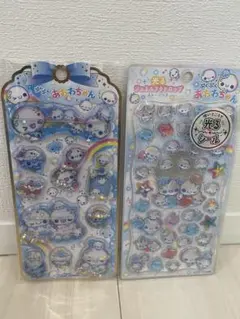 ぷくぷくあわわちゃん ボンボンドロップシール おはじきシール タイル