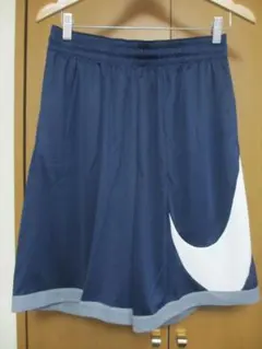 【新品】NIKE ナイキ★メンズ バスケ ショートパンツ 紺×白／XL