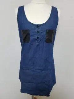 EGOIST ノースリデニム柄ワンピース