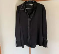 H&M 長袖シャツ ブラック Lのサムネイル