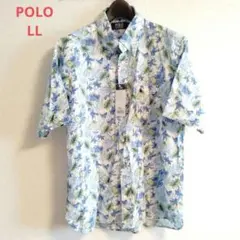 POLO BRITISH COUNTRY.ポロ.半袖シャツ.アロハ.花柄.LLのサムネイル