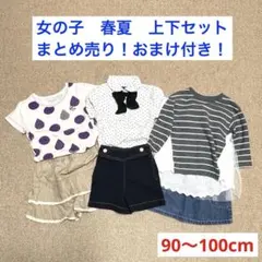 女の子　まとめ売り　90 100 春服　夏服　春物　夏物　Tシャツ　キュロット