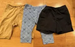 ユニクロ　ブランシェス　ハーフパンツ　90-100 3点セット