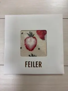 FEILER フェイラー　ストロベリードット　ハンカチ