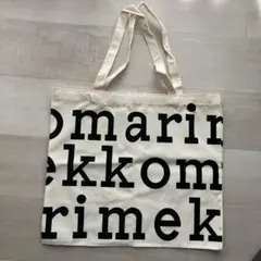 新品未使用品　marimekko マリメッコ ロゴ トートバッグ