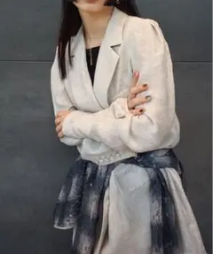 Ameri MEDI ALICIA JACQUARD JACKET&SKIRT - メルカリ