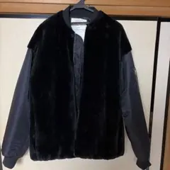 RAGEBLUE スムースファーコンビ/MA-1ブルゾンM