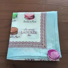 Les secrets LADUREE マカロン柄 ハンカチのサムネイル