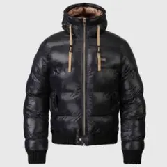 DOLCE & GABBANA ロゴプレート ダウンジャケット 50 ブラックのサムネイル