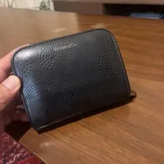 Tiffany & Co. ブラックレザー 二つ折り財布 TIFFANY&Co.（ティファニー） 二つ折り 長財布 ターンロック