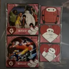 ベイマックス Happyくじ 缶バッジ ラバーコレクション